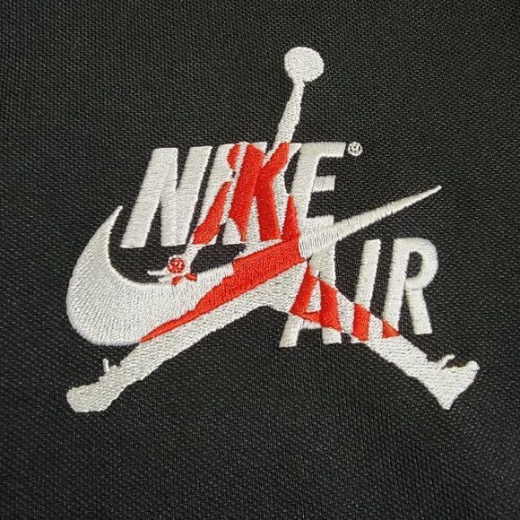 Air Jordan 1 2 3 4 6 11 Bred Black Cat Polo T Shirt Men's Size Small S Dri-Fit - Picture 9 of 9